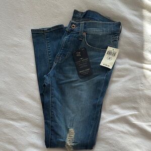 Lucky Brand Distressed Blue Skinny Jeans